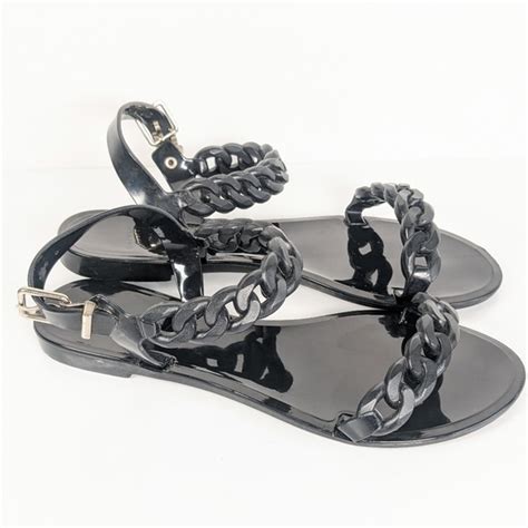 givenchy nea chain jelly sandal|Givenchy Nea Chain Jelly Flat Sandal, Fuchsia .